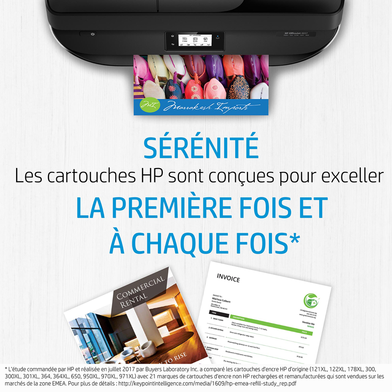 Cartouche jet d'encre original HP 933XL - Jaune (CN056AE) - Image 3