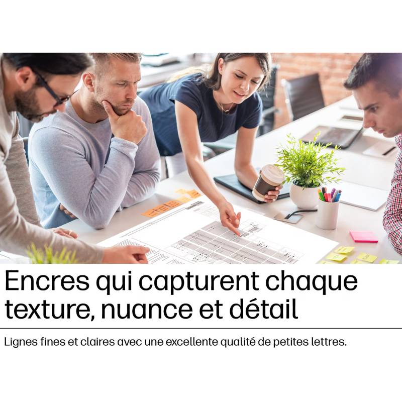 Cartouche d'encre HP d'origine 712 Pour Traceur T230 80ml - Noir - Image 2