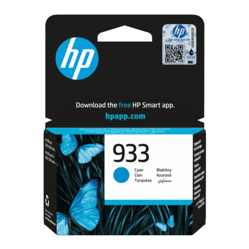 Cartouche d'encre HP d'origine 933 - Cyan 
