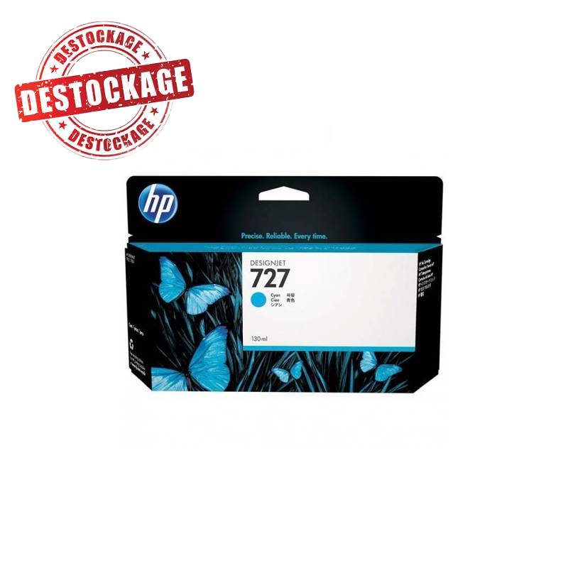 Cartouche d'encre Original DesignJet HP 727 130 ml - Cyan (B3P19A)