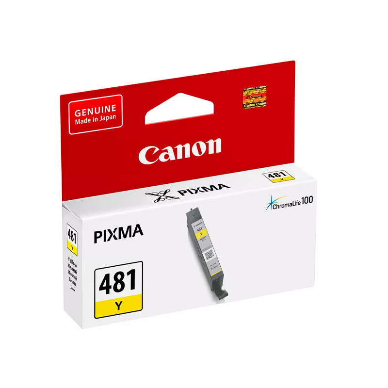 Cartouche Jet d'encre CANON CLI481 - Jaune (CLI-481-Y), Photo boutique MyTek chez MyTek