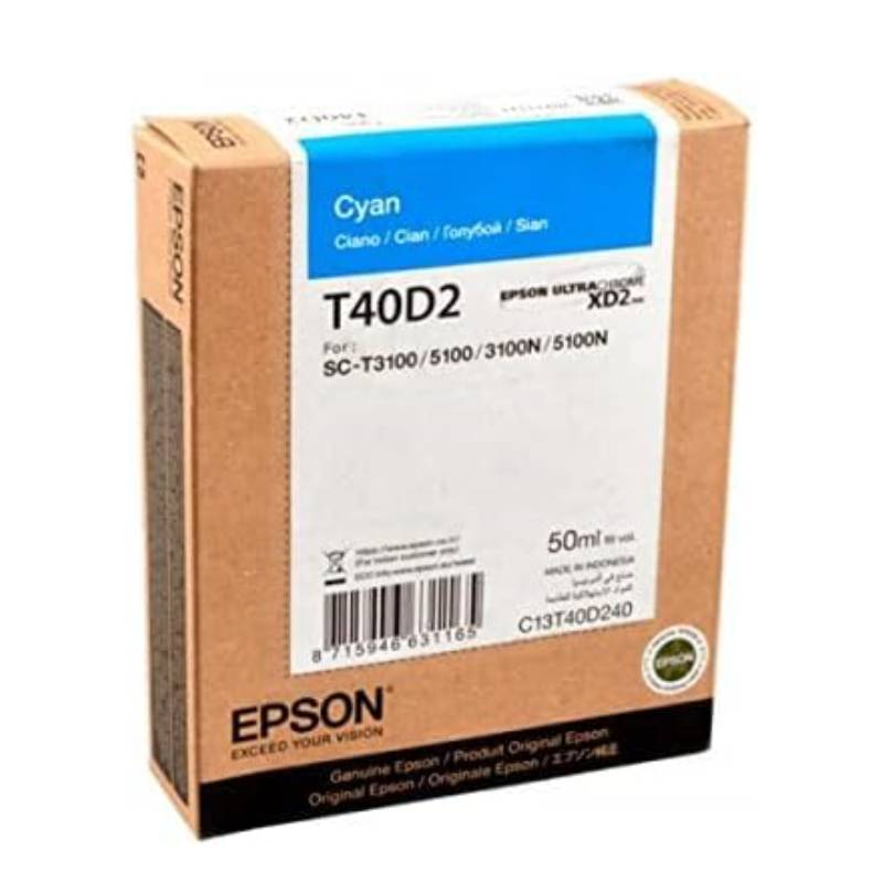 Epson Singlepack UltraChrome XD2 Cyan T40D240(50ml), Photo boutique MyTek chez MyTek