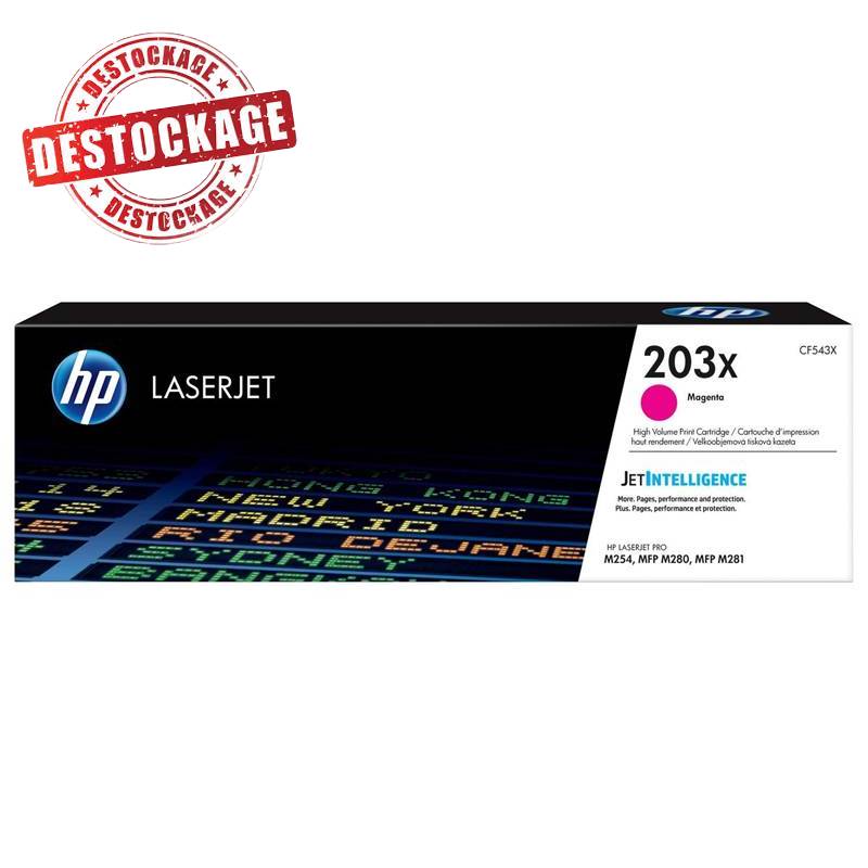 HP Cartouche de toner grande capacité magenta authentique 203X pour LaserJet, Photo boutique MyTek chez MyTek