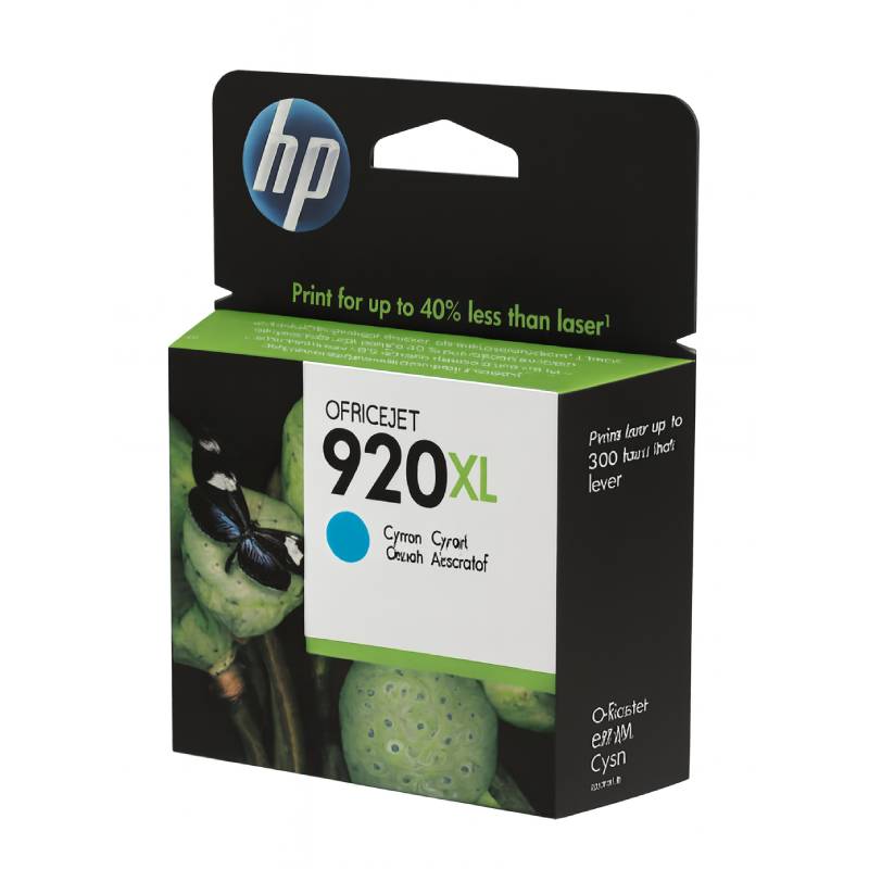 Cartouche jet d'encre original Officejet HP 920XL - Cyan (CD972AE) - Image 2