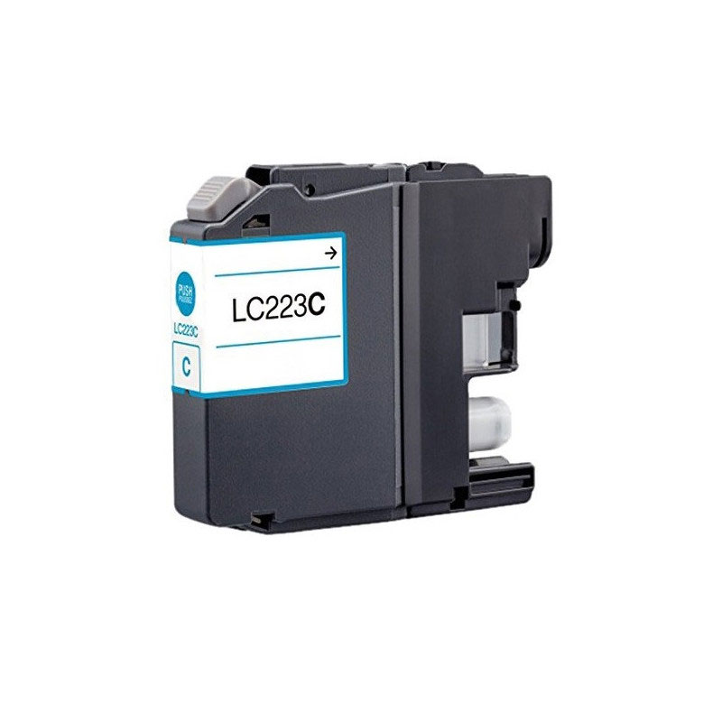Cartouche jet d'Encre Adaptable Compatible BROTHER LC223C - Cyan