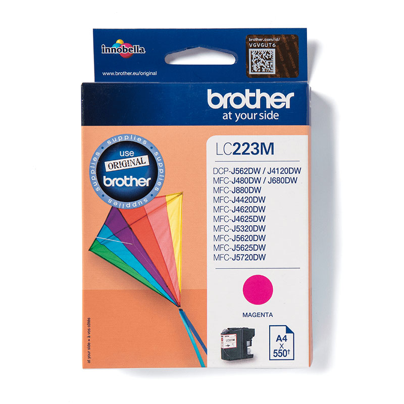 Cartouche jet d'encre d'origine BROTHER LC223M - Magenta (LC223M) - Image 3