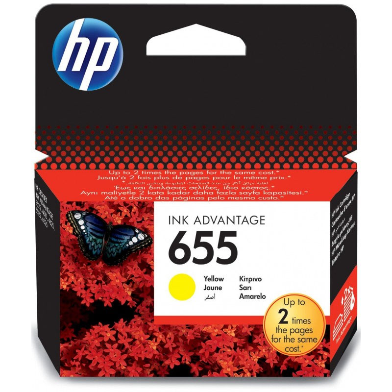 Cartouche Jet d'encre Original HP 655 - Jaune, Photo boutique MyTek chez MyTek