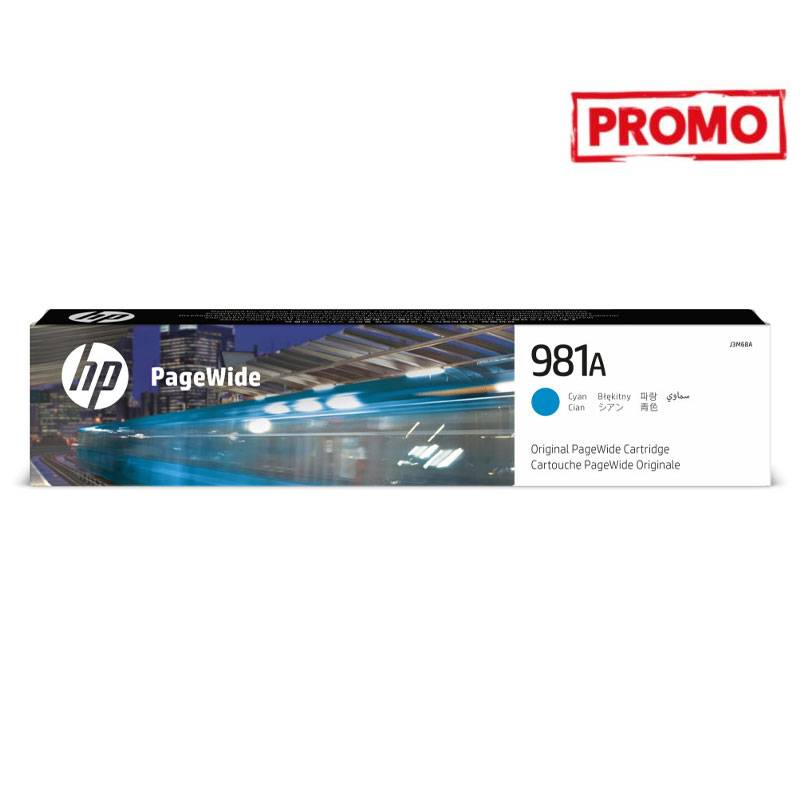 Cartouche Original HP 981A PageWide - Cyan(J3M68A) 