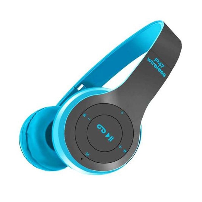 Casque Stéréo Sans Fil OAKORN P47 Bluetooth - Bleu - Image 2