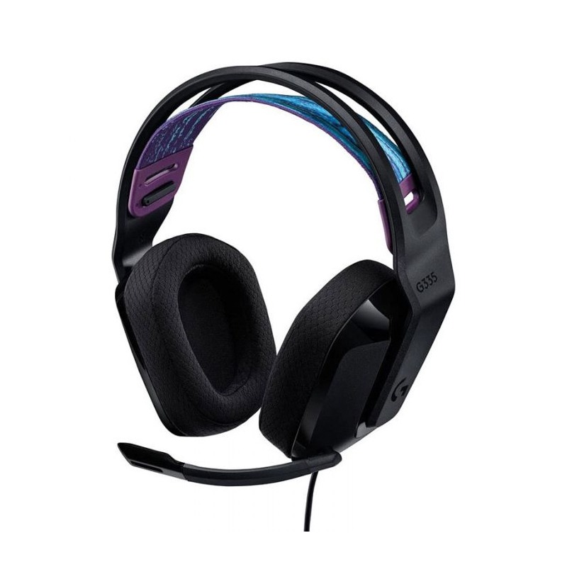 Logitech G G335 Wired Gaming Headset Casque Avec fil Arceau Jouer Noir, Photo boutique MyTek chez MyTek
