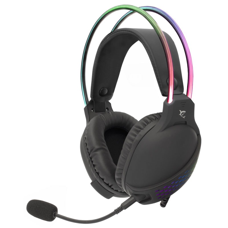 Micro casque Gamer WHITE SHARK GH-2140 OX RGB - Noir, Photo boutique MyTek chez MyTek