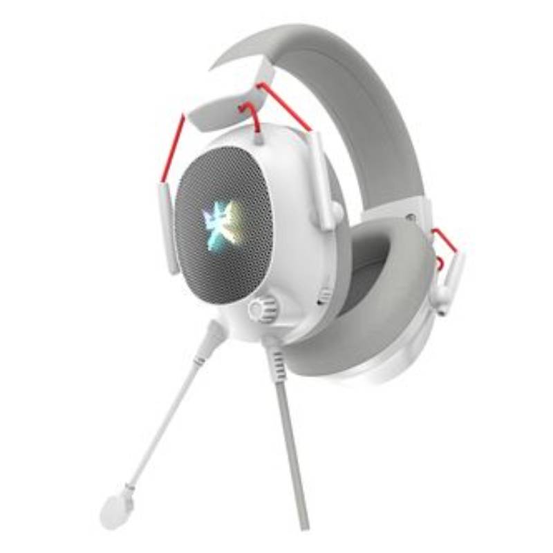 Casque Filaire Gaming Alpha Omega Players Cryo - Blanc - Image 3