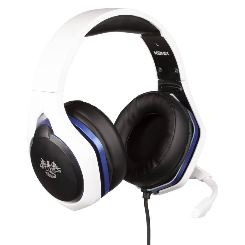 Casque Filaire Gaming konix Hyperion pour PS5 - Blanc  - Image 3