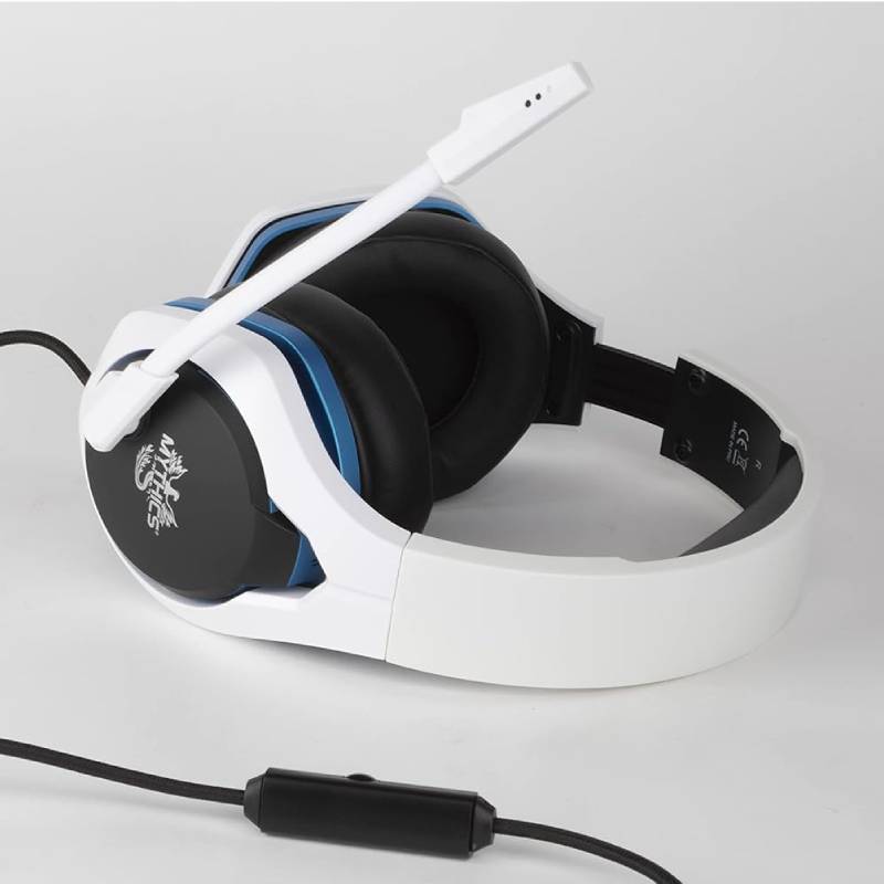 Casque Filaire Gaming konix Hyperion pour PS5 - Blanc  - Image 6