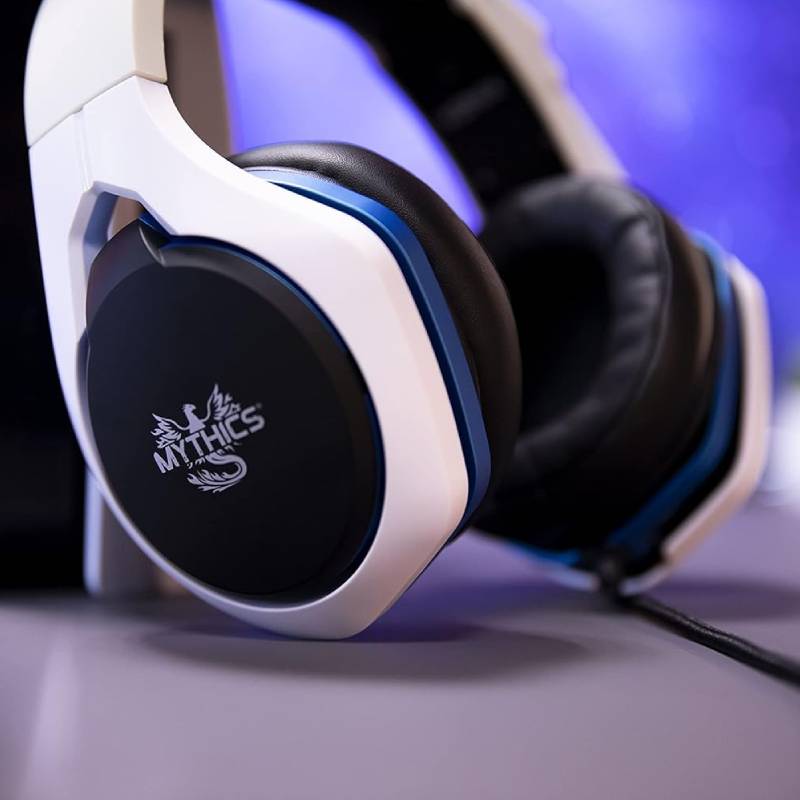 Casque Filaire Gaming konix Hyperion pour PS5 - Blanc  - Image 5