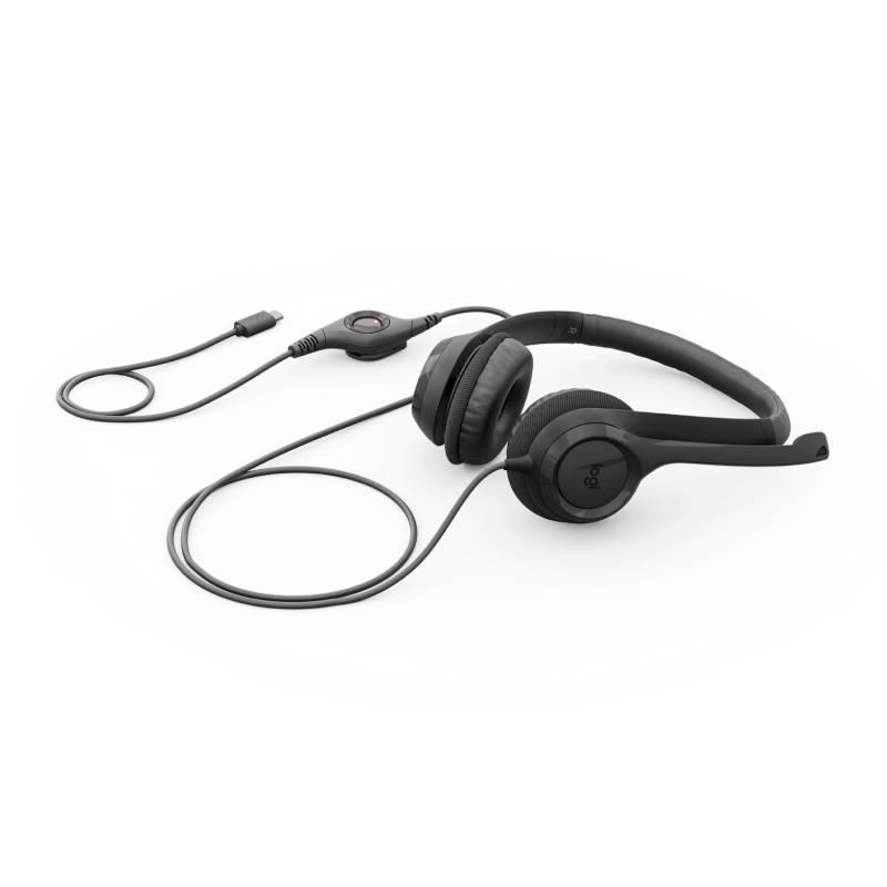 Casque Filaire Logitech H390 USB Type-C - Noir - Image 5
