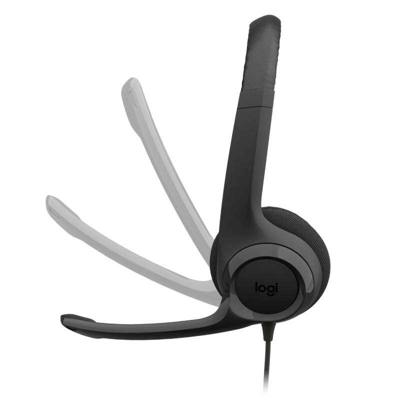 Casque Filaire Logitech H390 USB Type-C - Noir - Image 3