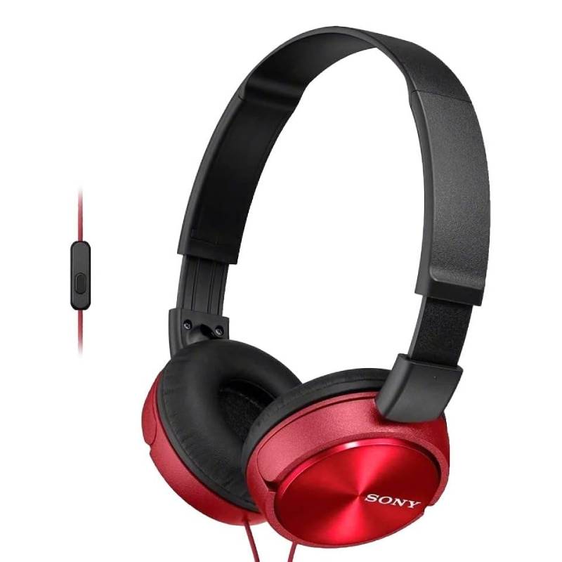 Casque Filaire Sony MDR-ZX310 Pliable - Rouge - Image 2