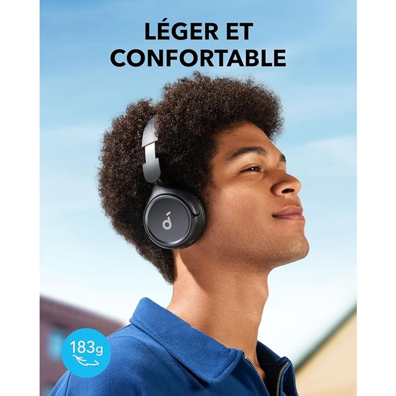 Casque Sans Fil ANKER H30I Soundcore - Noir - Image 4
