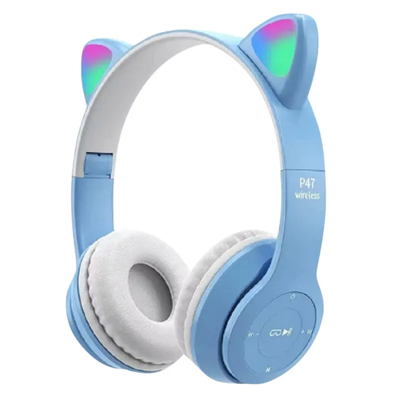 Casque Sans Fil P47M Cat - Bleu 