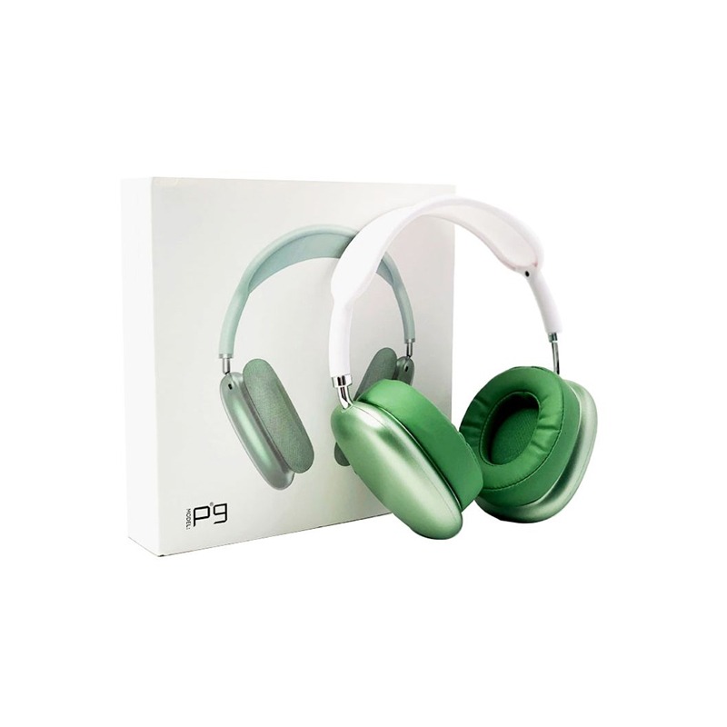 Casque Sans Fil P9 Bluetooth Avec Emplacement Carte Memoire – Vert