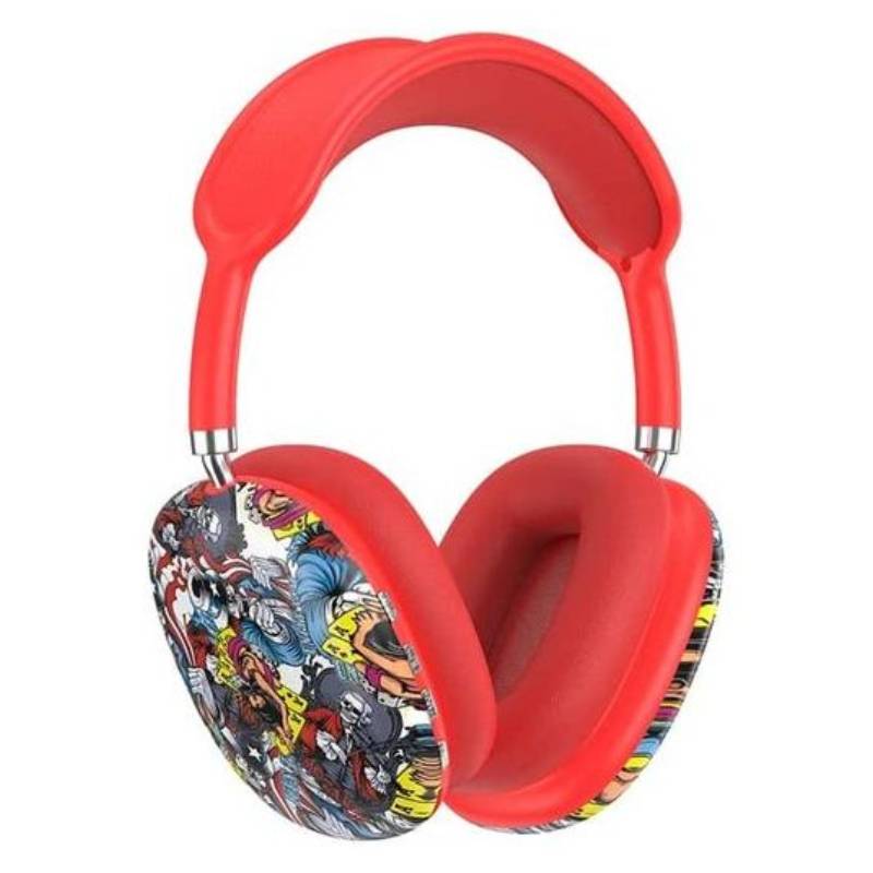 Casque Sans Fil P9 Plus - Rouge