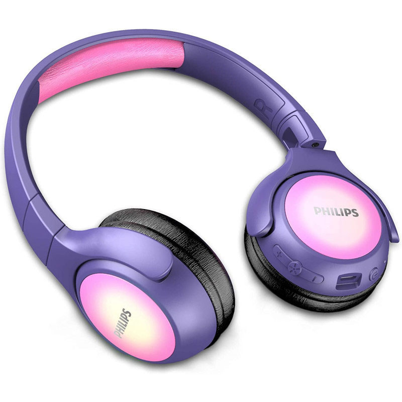 Casque Sans fil PHILIPS TAKH402PK-00 Pour Enfant - Violet & Rose - Image 5