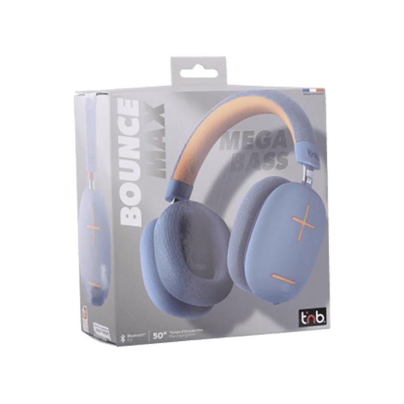 Casque Sans Fil TNB Bounce Max CBBOUNCE2BL Mega Bass - Bleu - Image 7