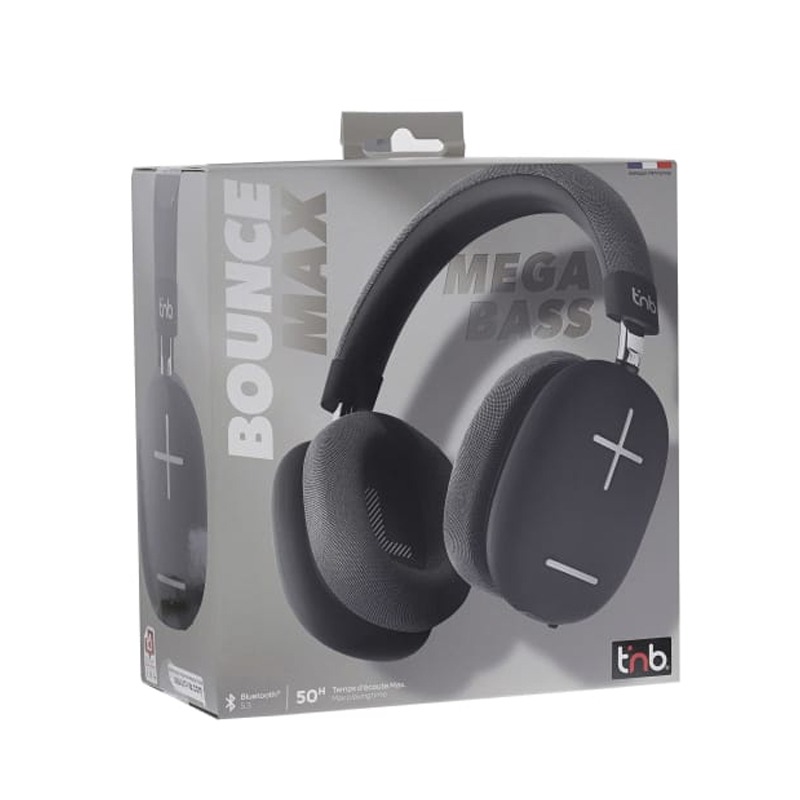 Casque Sans Fil TNB  Bounce Max CBBOUNCE2BK Mega Bass - Noir - Image 6
