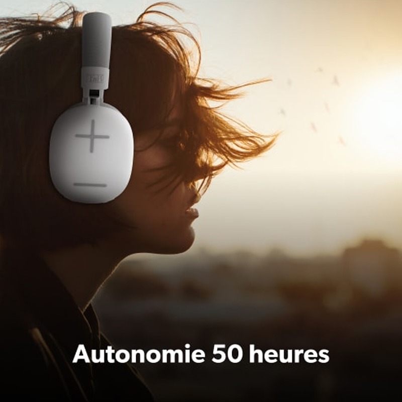 Casque Sans Fil TNB Bounce Max CBBOUNCE2WH Mega Bass - Blanc - Image 4