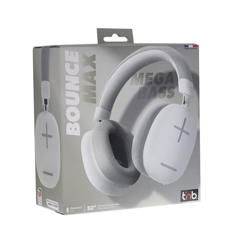 Casque Sans Fil TNB Bounce Max CBBOUNCE2WH Mega Bass - Blanc - Image 7