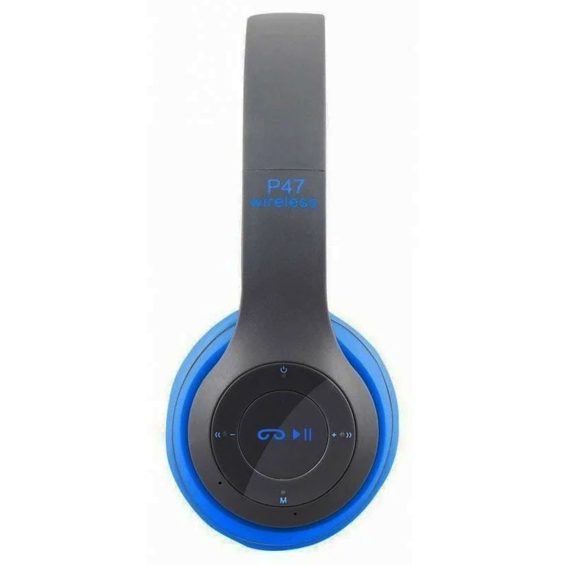 Casque Stéréo Sans Fil OAKORN P47 Bluetooth - Bleu - Image 4