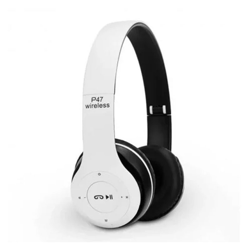 Casque Stéréo Sans Fil OAKORN P47 Bluetooth - Blanc - Image 2