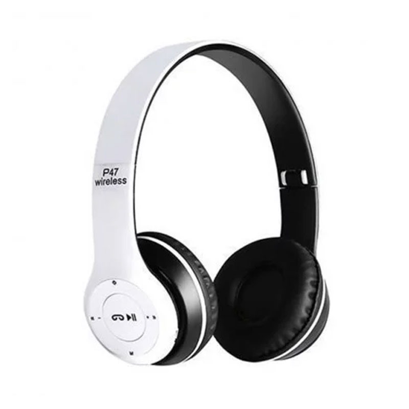 Casque Stéréo Sans Fil OAKORN P47 Bluetooth - Blanc - Image 3