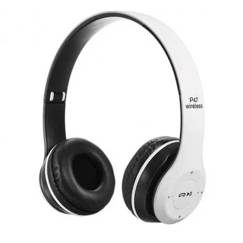 Casque Stéréo Sans Fil OAKORN P47 Bluetooth - Blanc