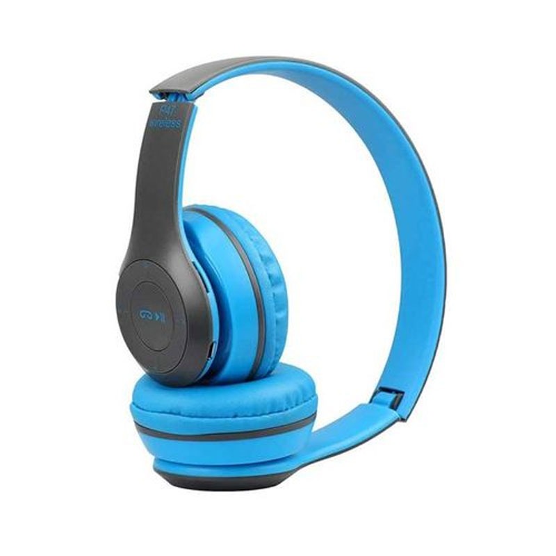 Casque Stéréo Sans Fil OAKORN P47 Bluetooth - Bleu - Image 3