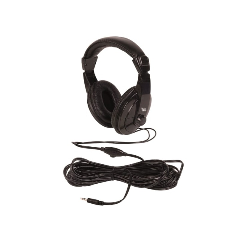 Casque TNB Filaire TV jack 3,5mm 8 Métres - Noir - Image 2