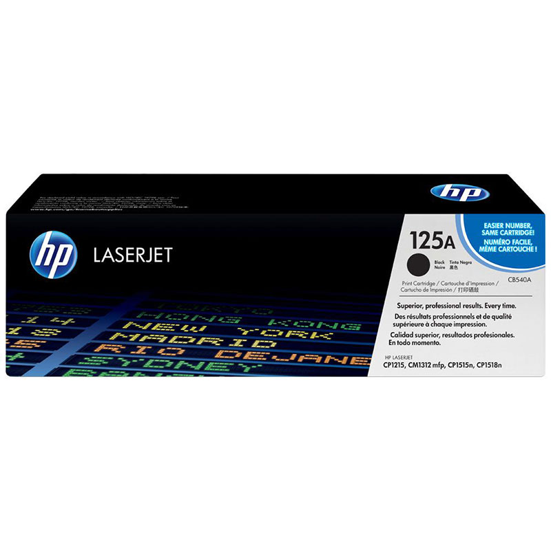 Toner LaserJet d'origine HP 125A - Noir (CB540A)