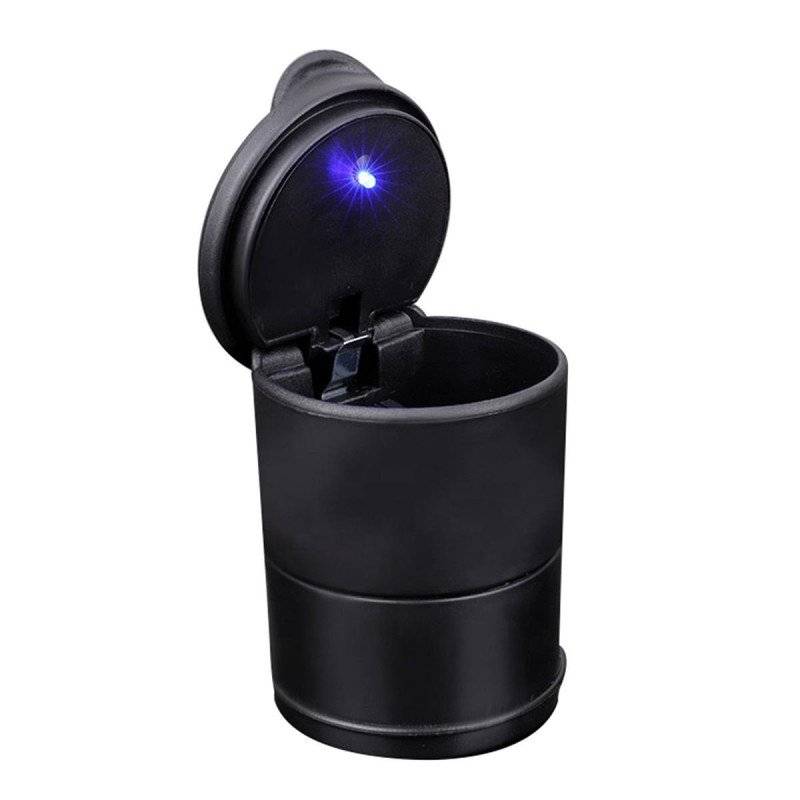 Cendrier de Voiture LED Universel - Noir