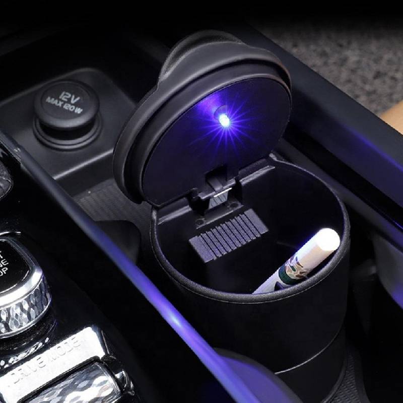 Cendrier de Voiture LED Universel - Noir - Image 3