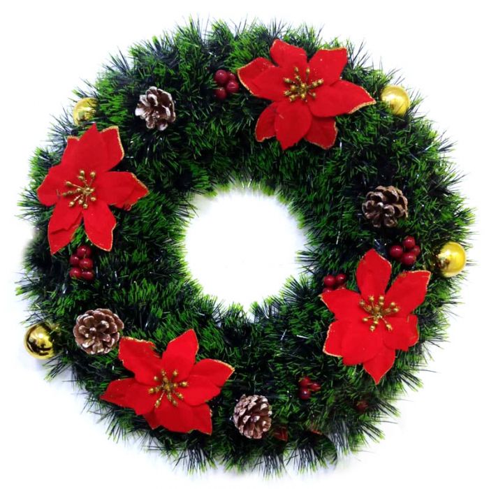 Cercle Couronne De Noël Pour Décoration De Porte 