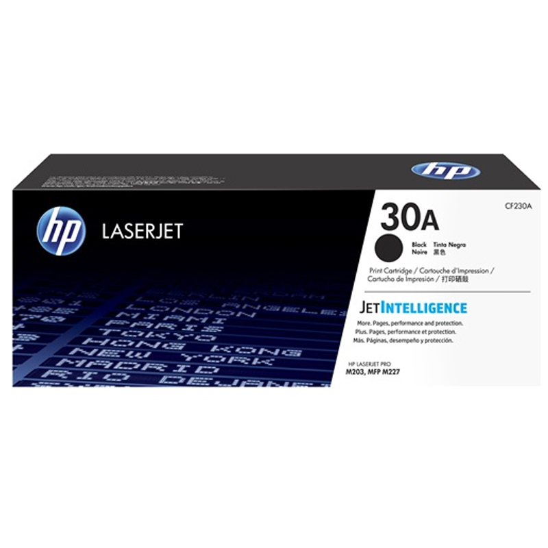 Cartouche de toner noir originale HP 30A LaserJet
