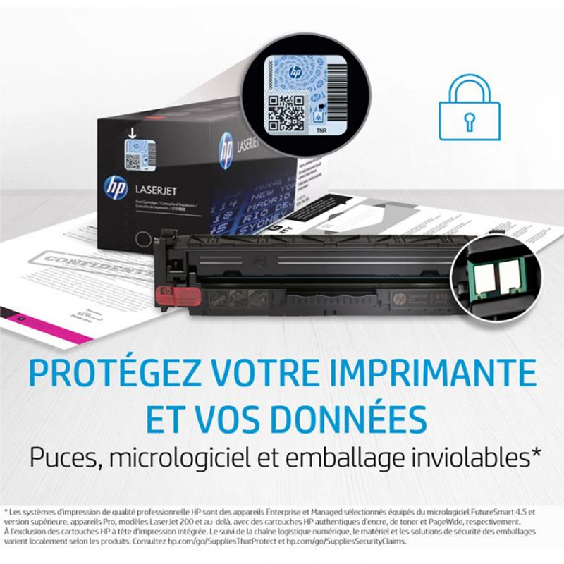 Toner LaserJet original HP 56A - Noir (CF256A) - Image 2