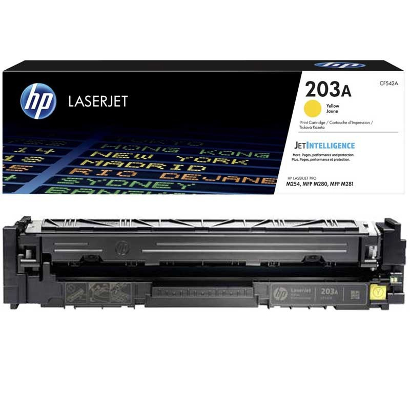 HP Cartouche de toner jaune authentique 203A pour LaserJet, Photo boutique MyTek chez MyTek