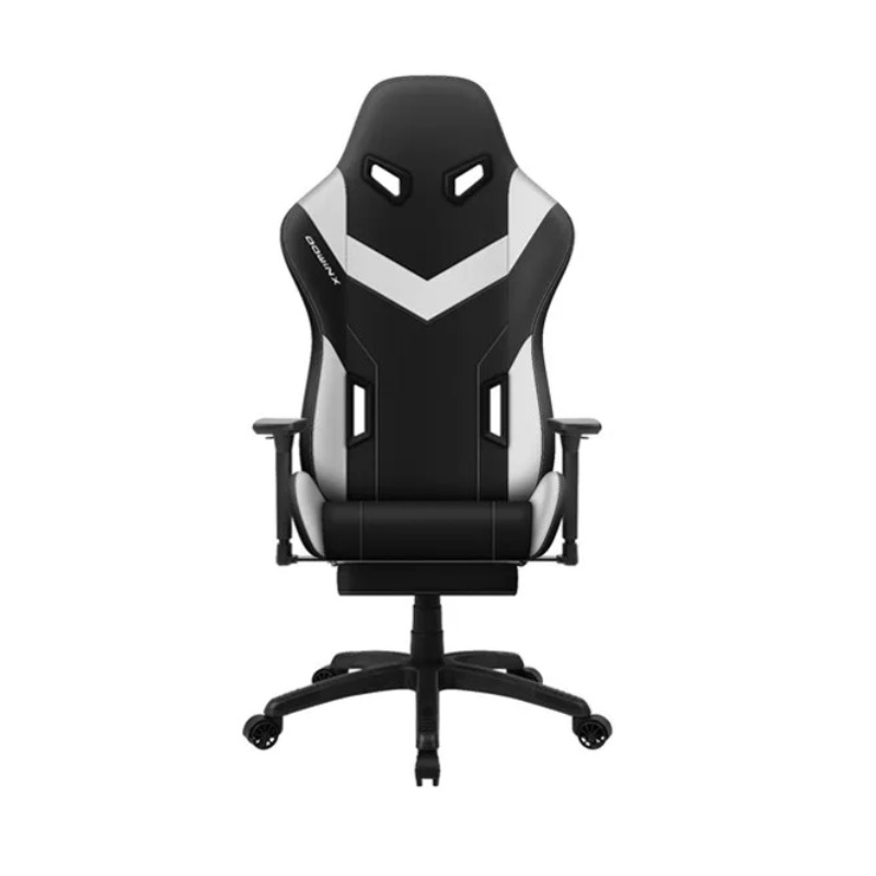 Chaise Gaming DOWINX LS-D1163N Tissu Cuir - Blanc - Image 2