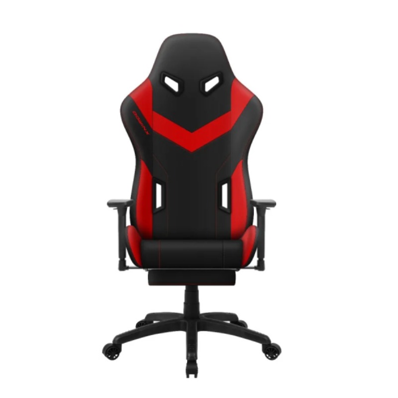 Chaise Gaming DOWINX LS-D1163N Tissu Cuir - Rouge - Image 2