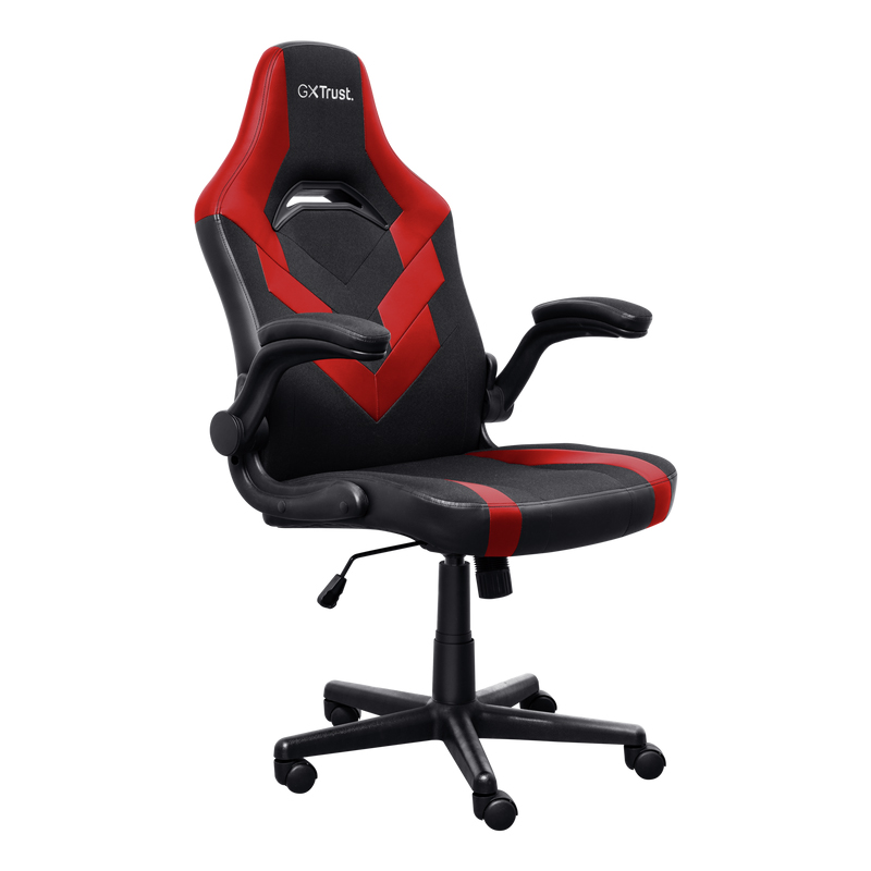 Chaise Gaming TRUST GXT703R RIYE Avec Accoudoirs - Noir&Rouge - Image 3