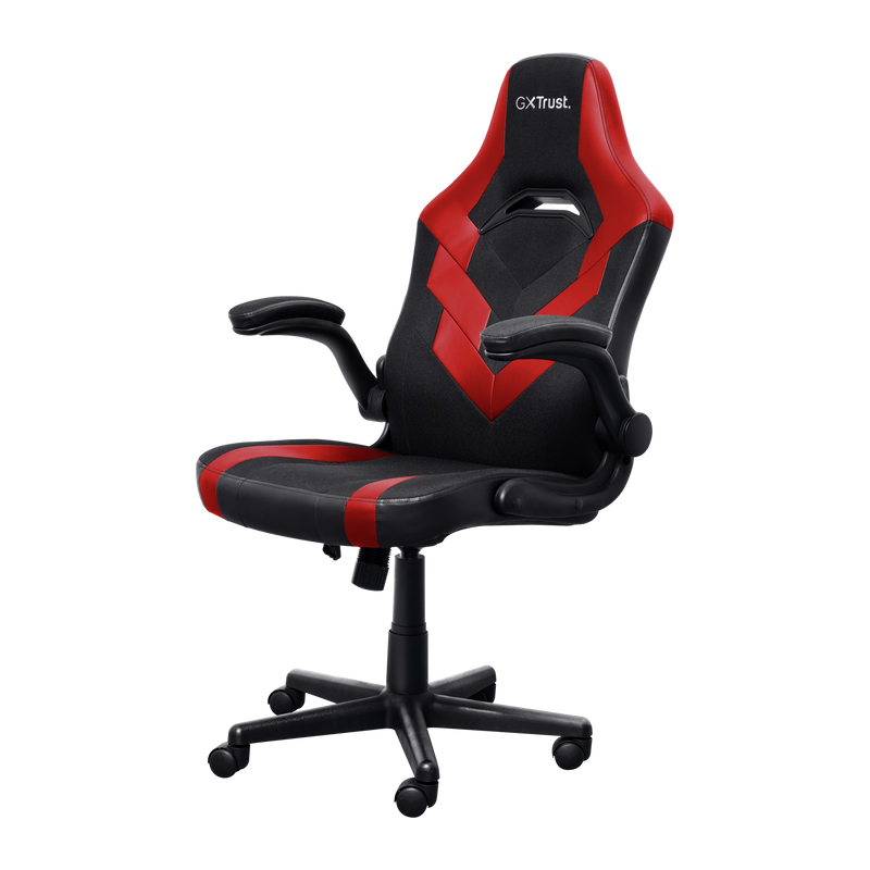 Chaise Gaming TRUST GXT703R RIYE Avec Accoudoirs - Noir&Rouge - Image 4