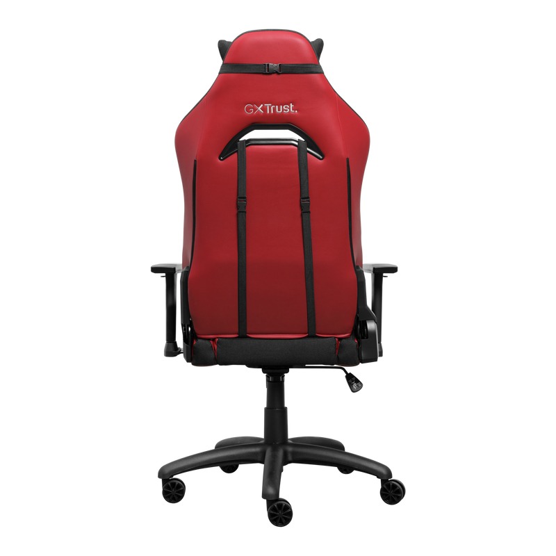 Chaise Gaming TRUST GXT714BR RUYA Avec Accoudoirs - Noir et Rouge - Image 2