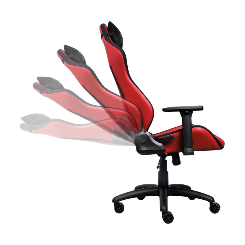Chaise Gaming TRUST GXT714BR RUYA Avec Accoudoirs - Noir et Rouge - Image 3